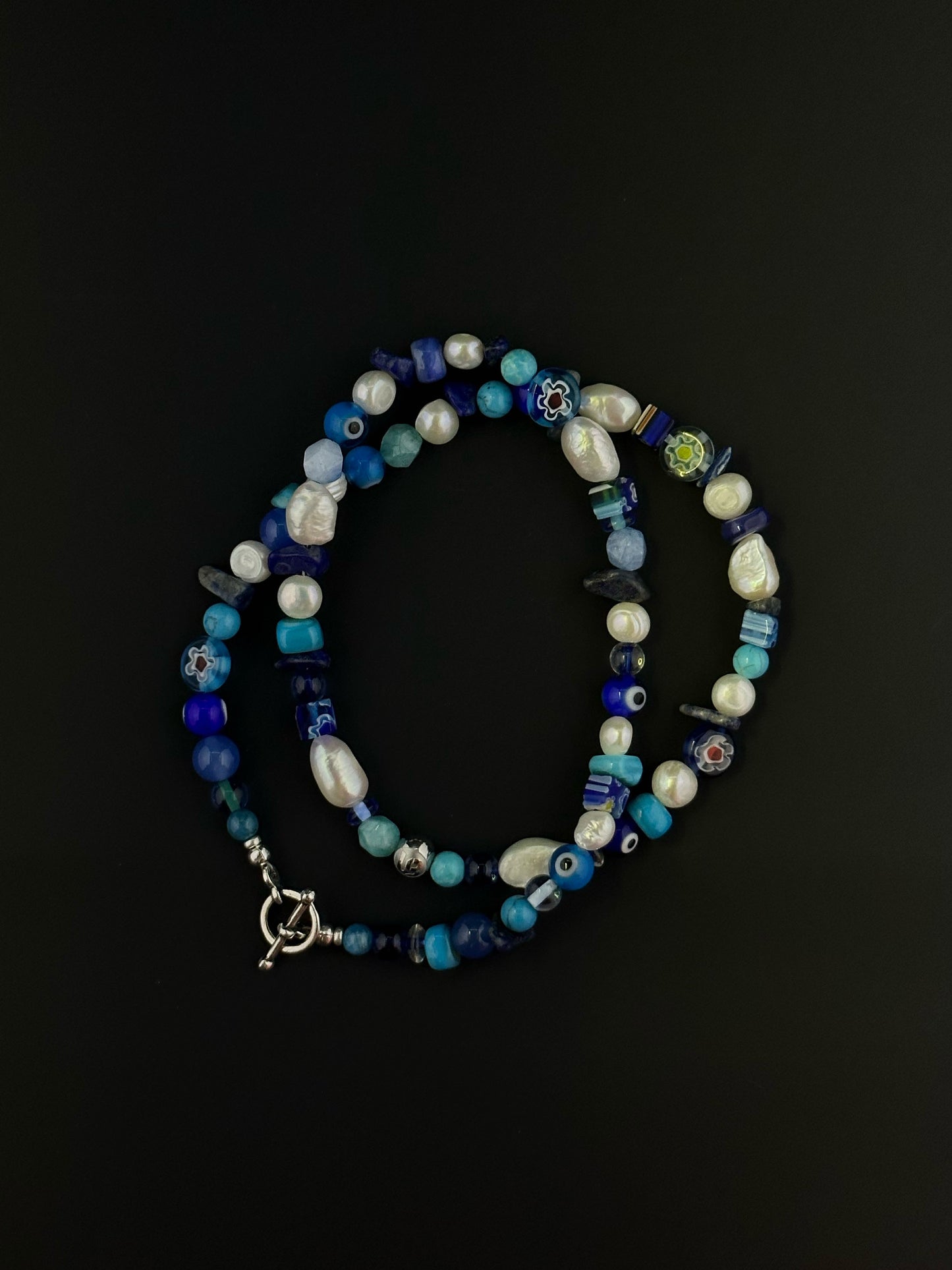 Blue Chroma Necklace - 22in