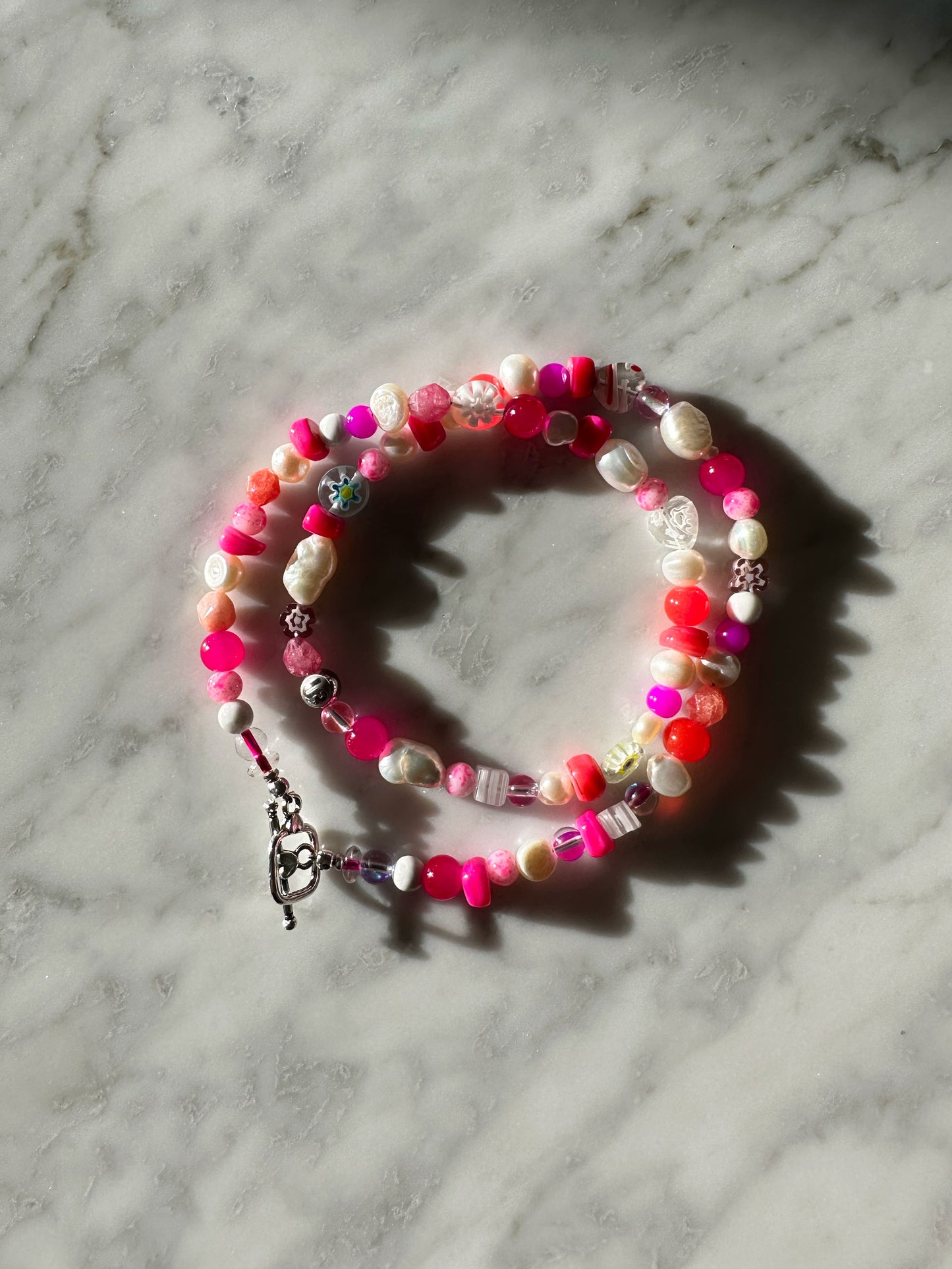 Pink Chroma Necklace - 22in