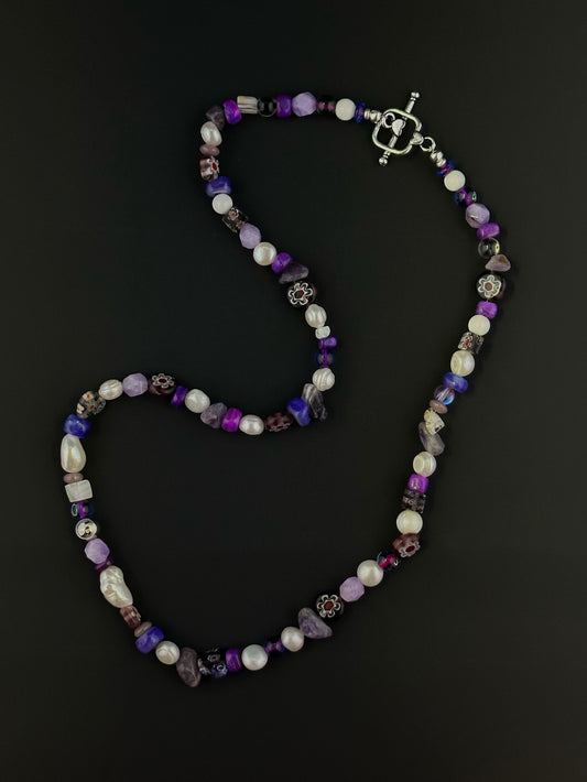 Purple Chroma Necklace - 22in