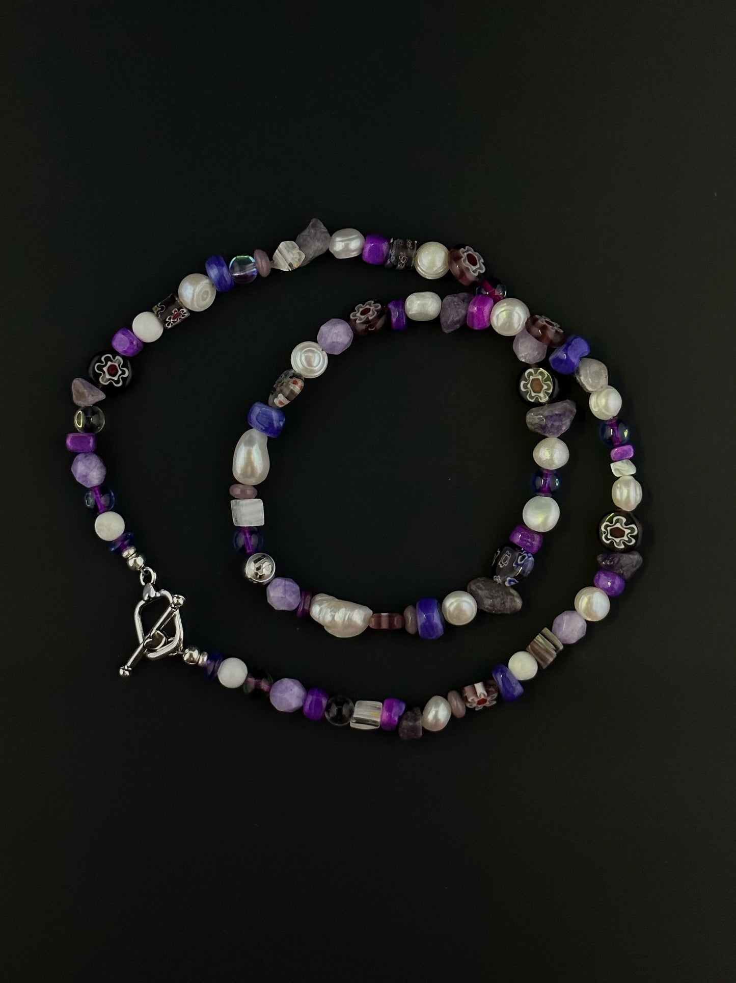 Purple Chroma Necklace - 22in