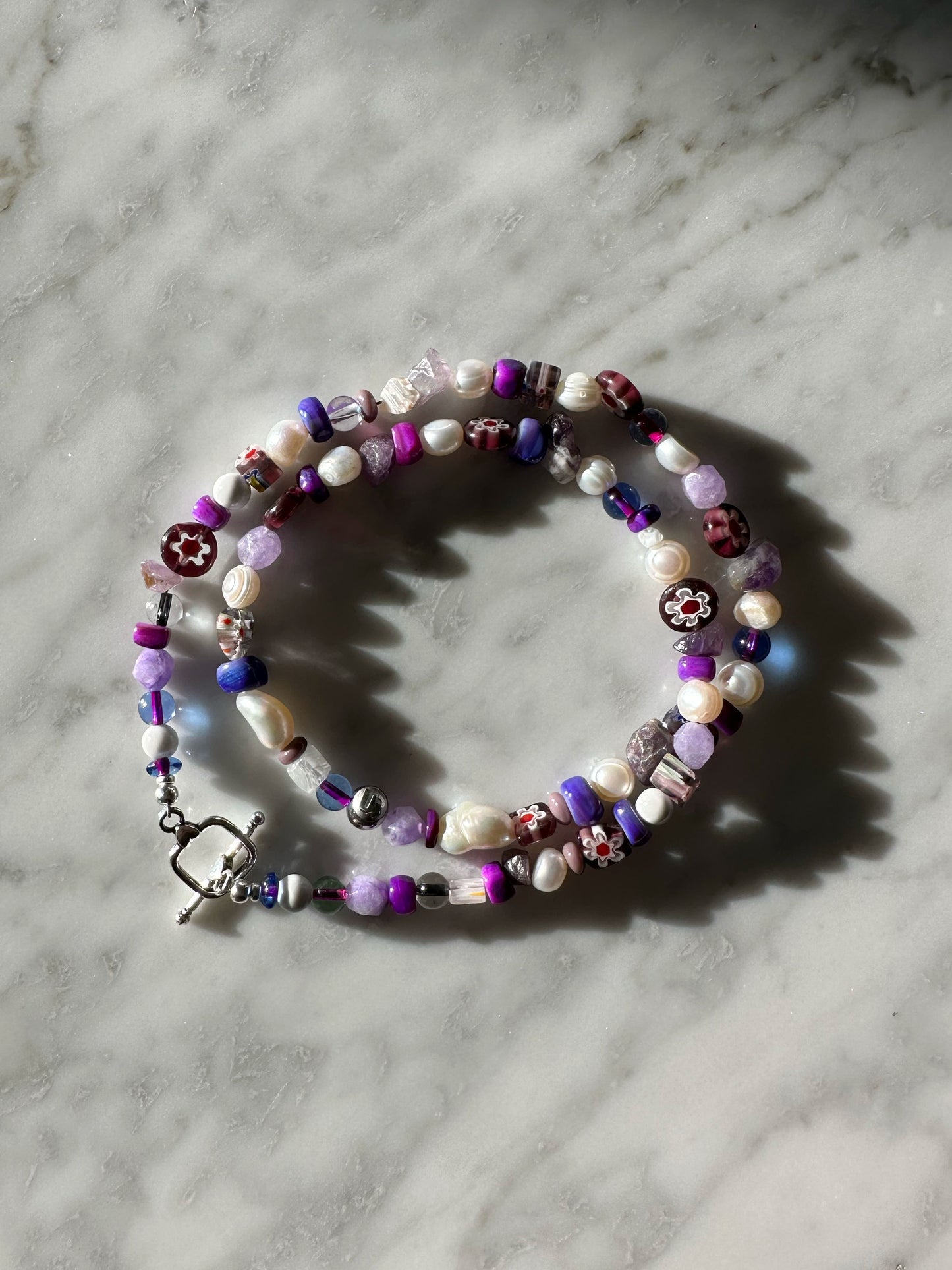 Purple Chroma Necklace - 22in